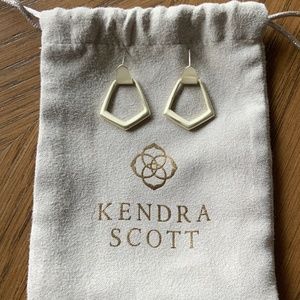 Kendra Scott Paxton Earrings Bright Silver